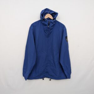 Vintage Nautica Ns-83 Sailing Jacket - Blue - Hooded Windbreaker - Size M