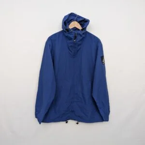 Vintage Nautica Ns-83 Sailing Jacket - Blue - Hooded Windbreaker - Size M