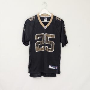 Vintage Nfl Saints Reggie Bush #25 Jersey - Black/gold - Reebok - Youth Size L