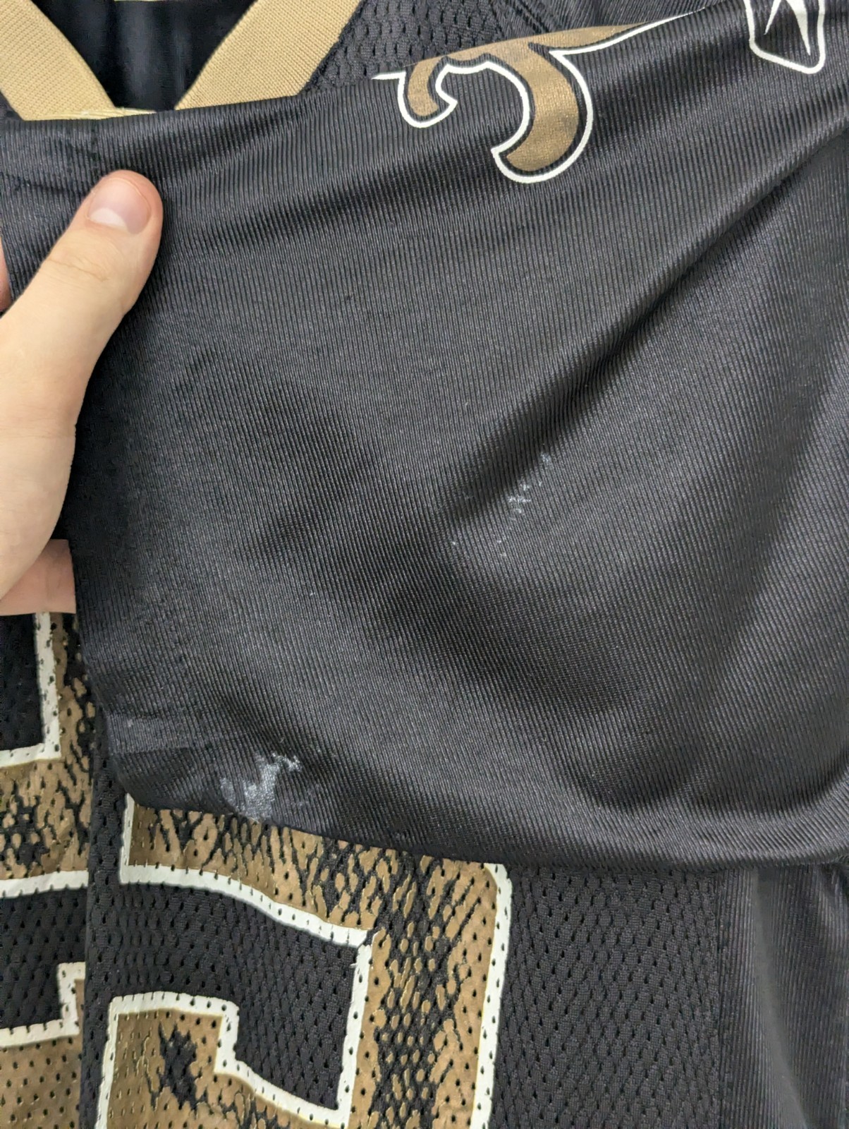 Vintage Nfl Saints Reggie Bush #25 Jersey - Black/gold - Reebok - Youth Size L