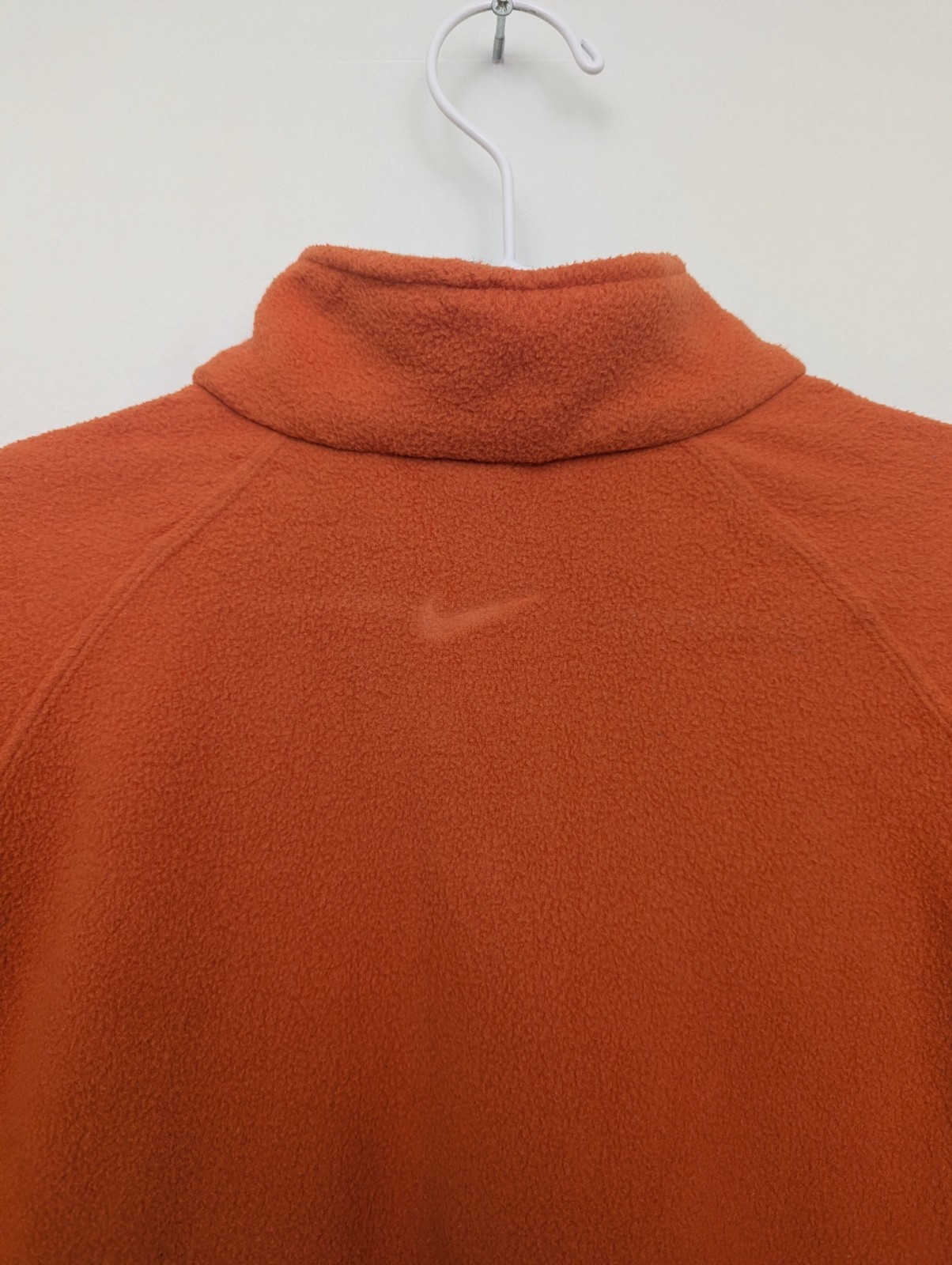 Vintage Nike 1/4 Zip Fleece Pullover - Orange - Men’s Large - Y2k