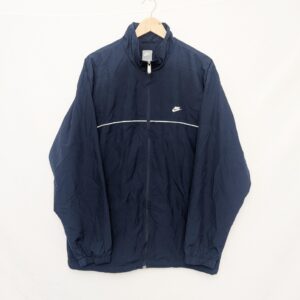Vintage Nike Navy Windbreaker Jacket – Early 2000s – Size Xl