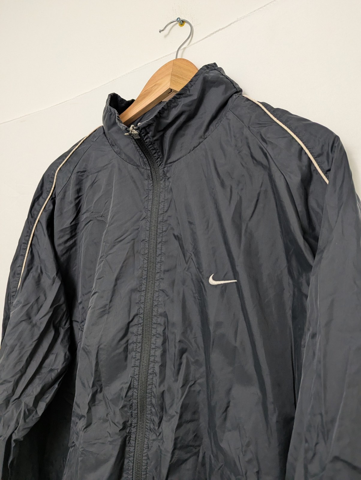 Vintage Nike Windbreaker Jacket - Black - Size Xxl