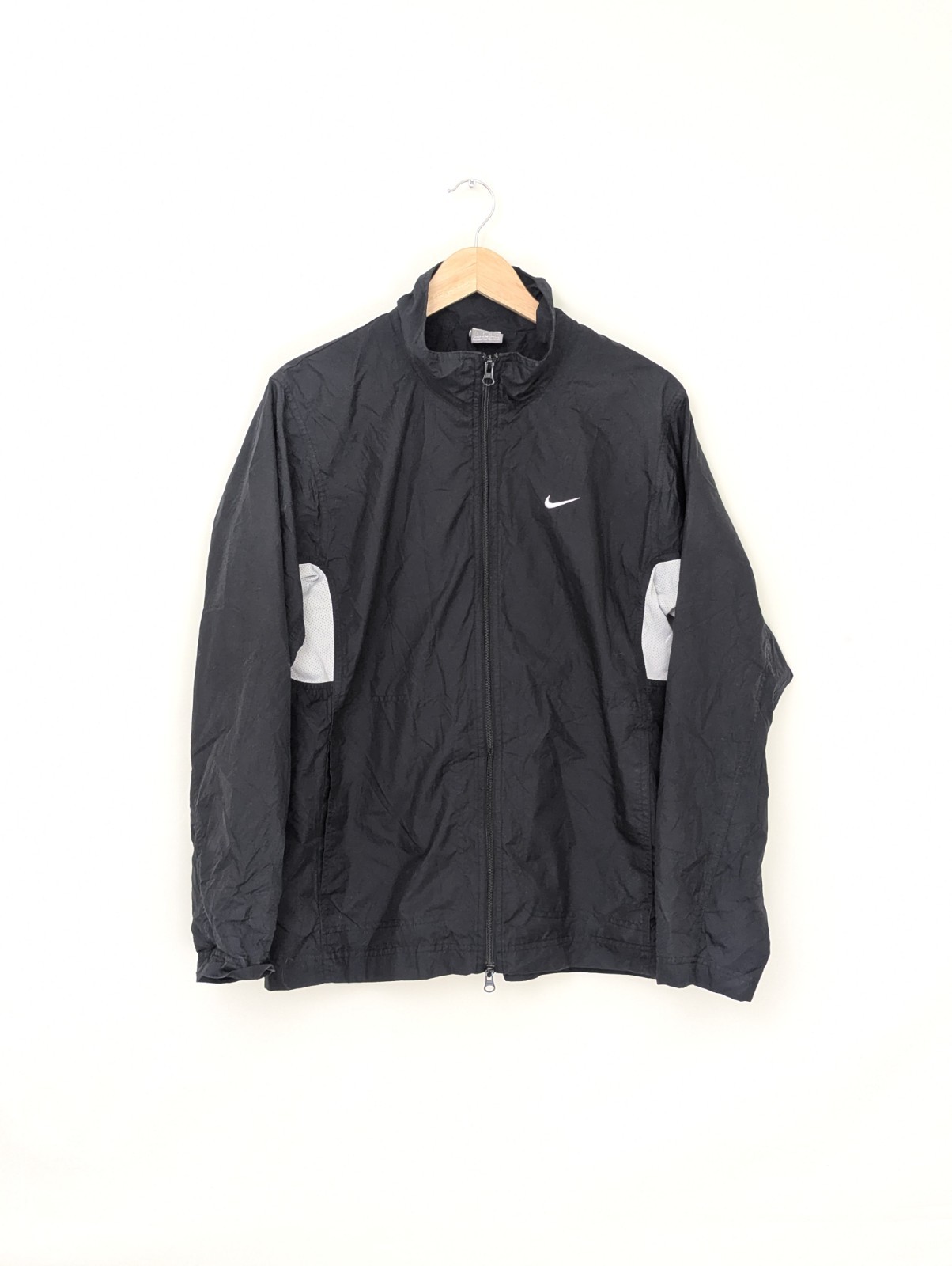 Vintage Nike Windbreaker Jacket - Black - Size S