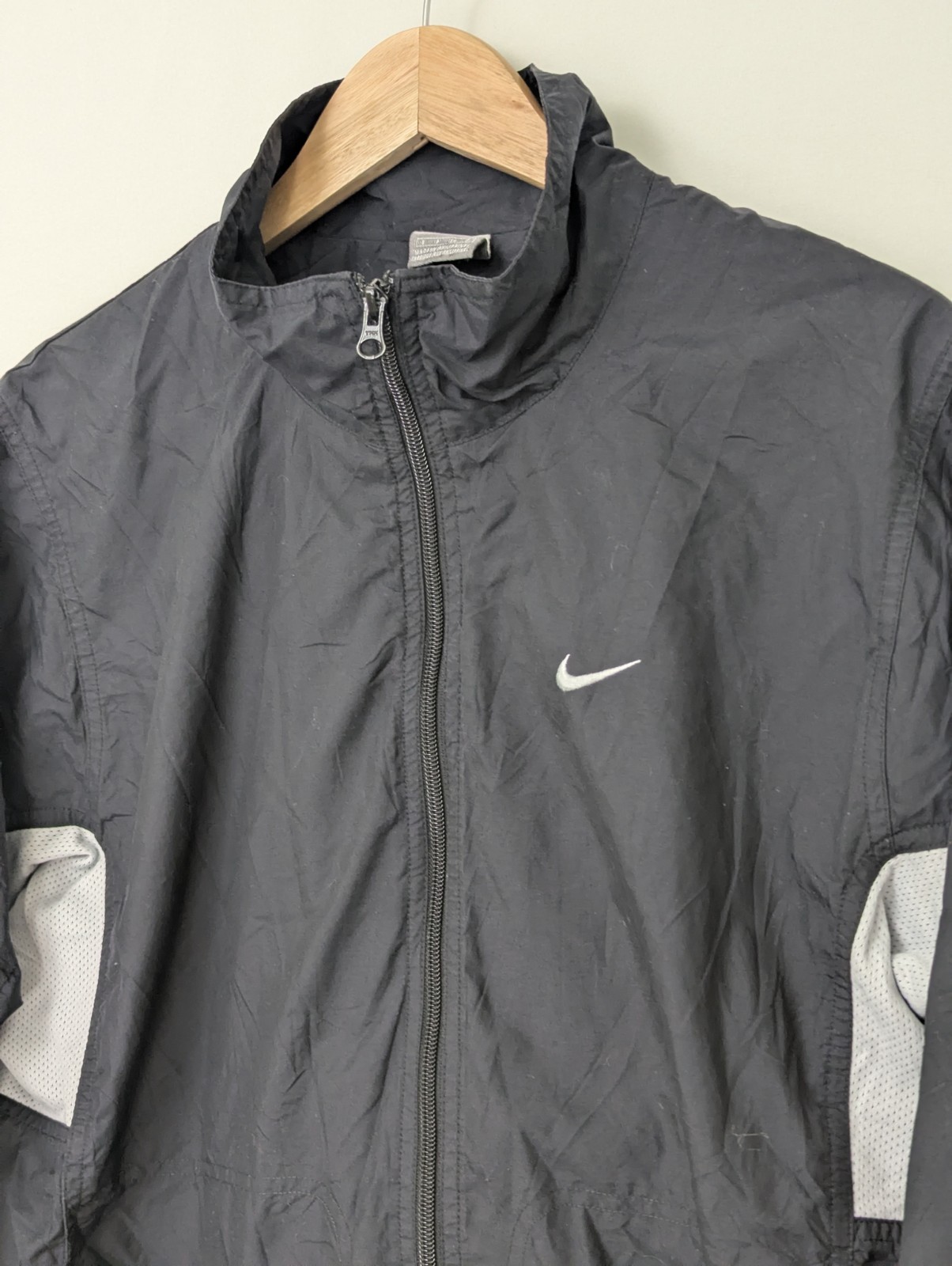 Vintage Nike Windbreaker Jacket - Black - Size S