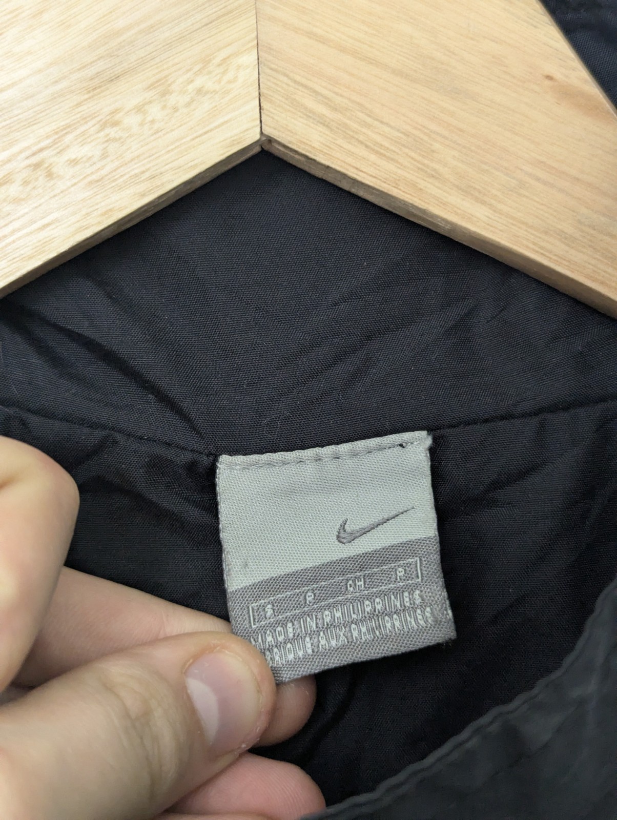 Vintage Nike Windbreaker Jacket - Black - Size S