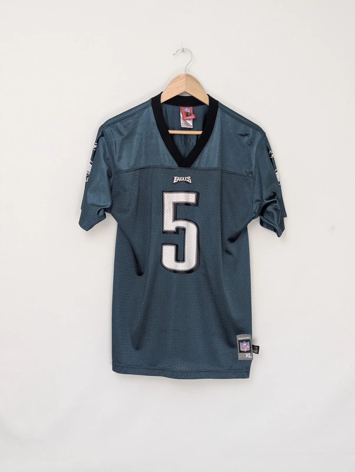 Vintage Philadelphia Eagles Mcnabb #5 Nfl Jersey - Green - Reebok - Size Small