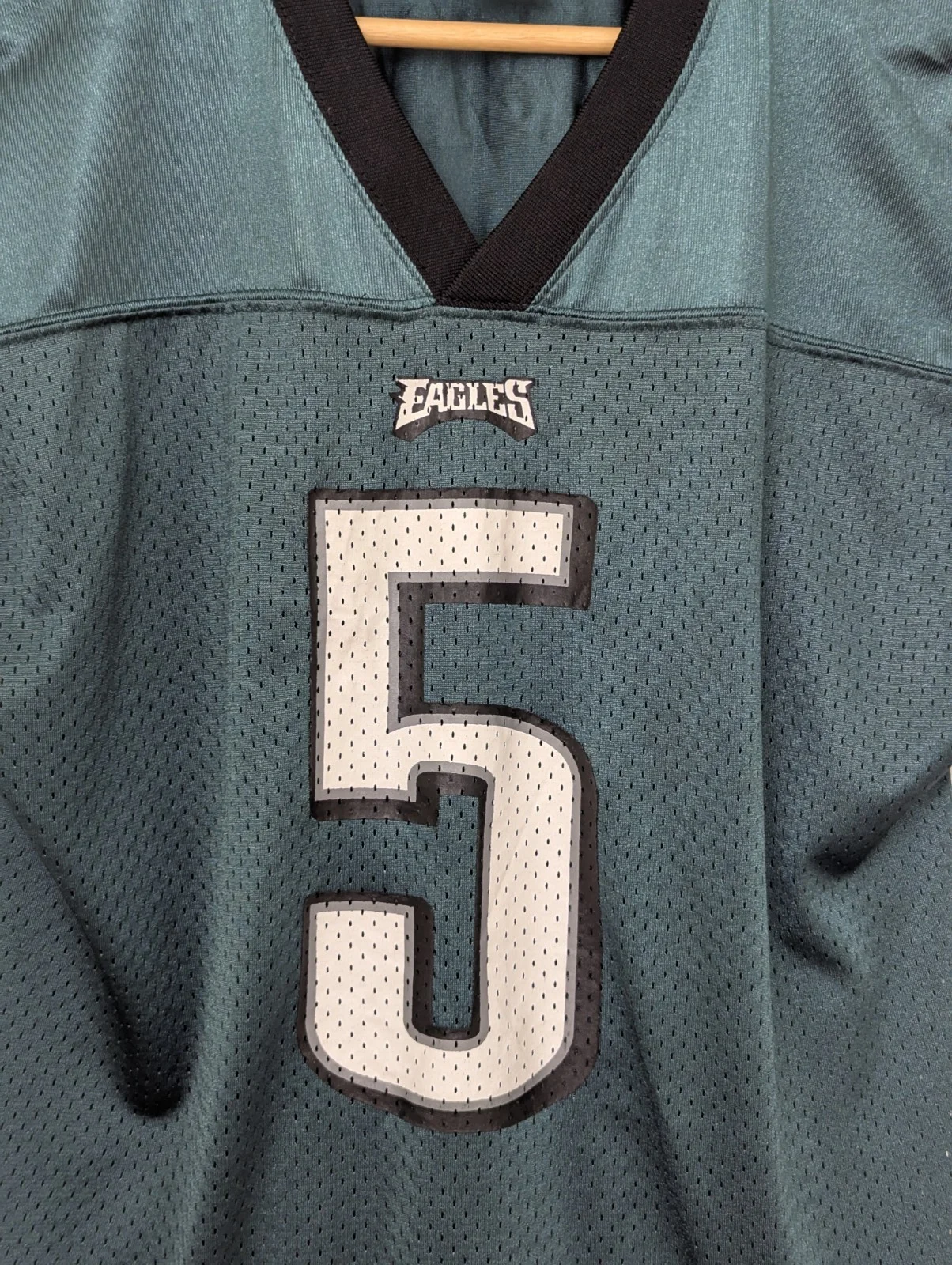 Vintage Philadelphia Eagles Mcnabb #5 Nfl Jersey - Green - Reebok - Size Small
