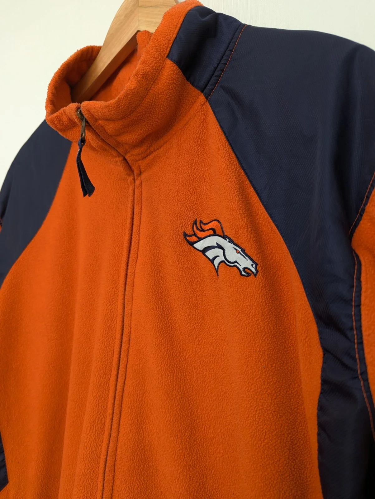 Vintage Reebok Nfl Denver Broncos Fleece Jacket - Womens Size 3xl