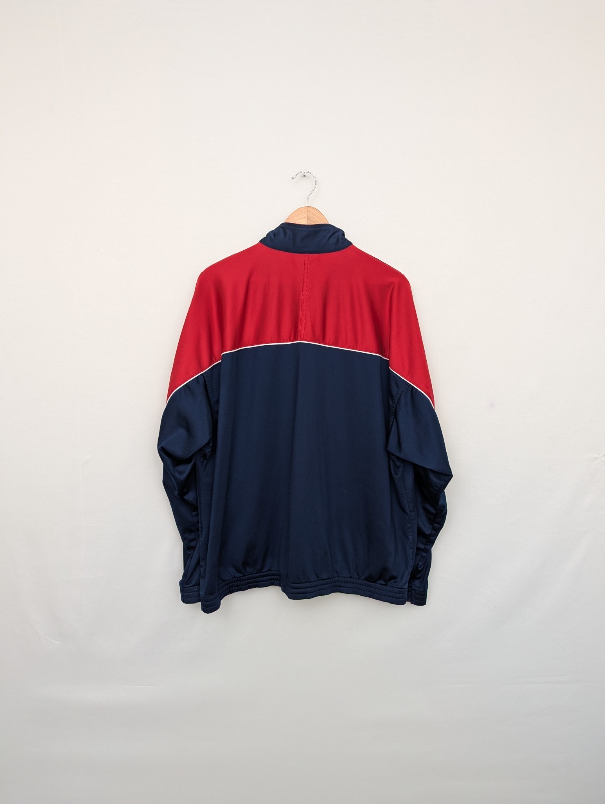 Vintage Reebok Uefa Champions League Track Jacket - Mens Large - Red/navy