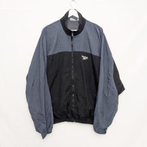 Vintage Reebok Windbreaker Jacket - Men’s Large - Blue/black