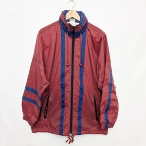 Vintage San Marco Ventana 90s Outdoor Windbreaker Jacket Burgundy Navy M