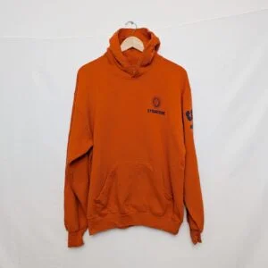 Vintage Soffe Syracuse University Hoodie – Orange/navy – Size M – Sleeve Print