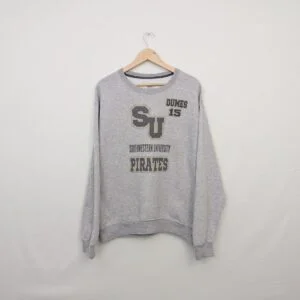 Vintage Southwestern University Pirates Sweatshirt - Size Large