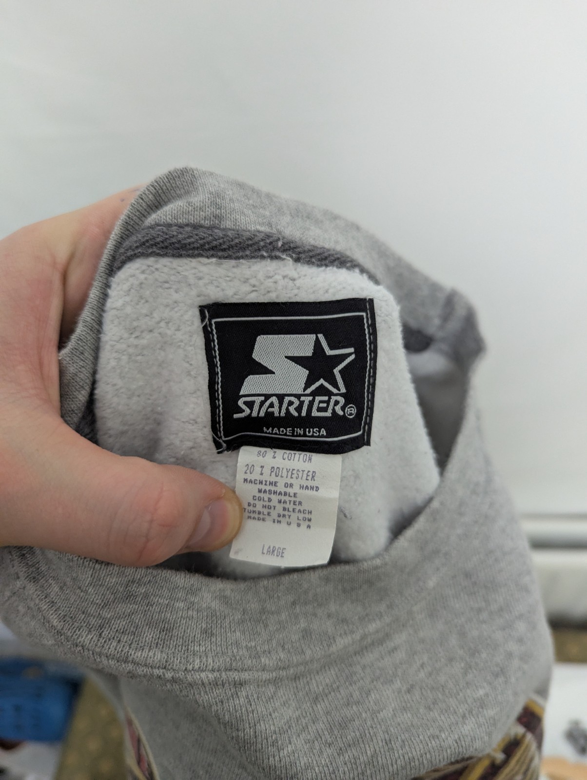 Vintage Starter Chicago Bulls Greatest Team Ever Nba Sweatshirt - Men’s L - Grey