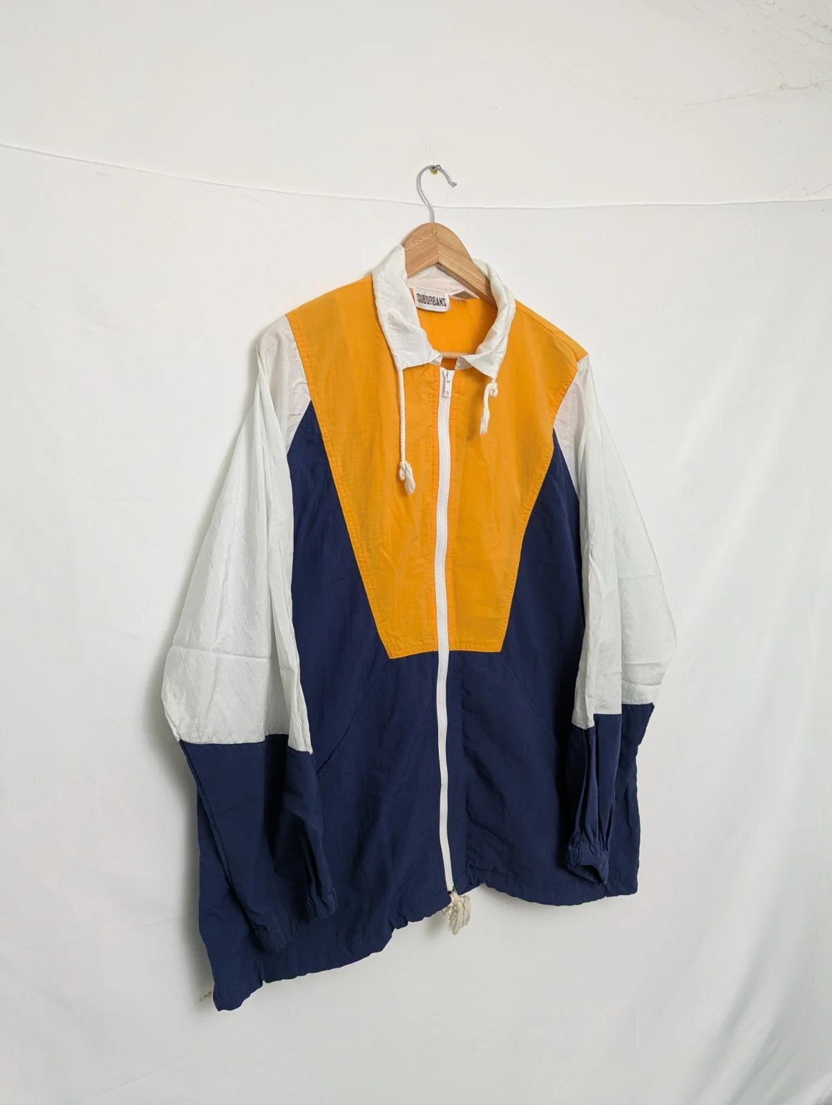 Vintage Suburbans Colourblock Windbreaker Jacket – 1980s/90s – Size Xl
