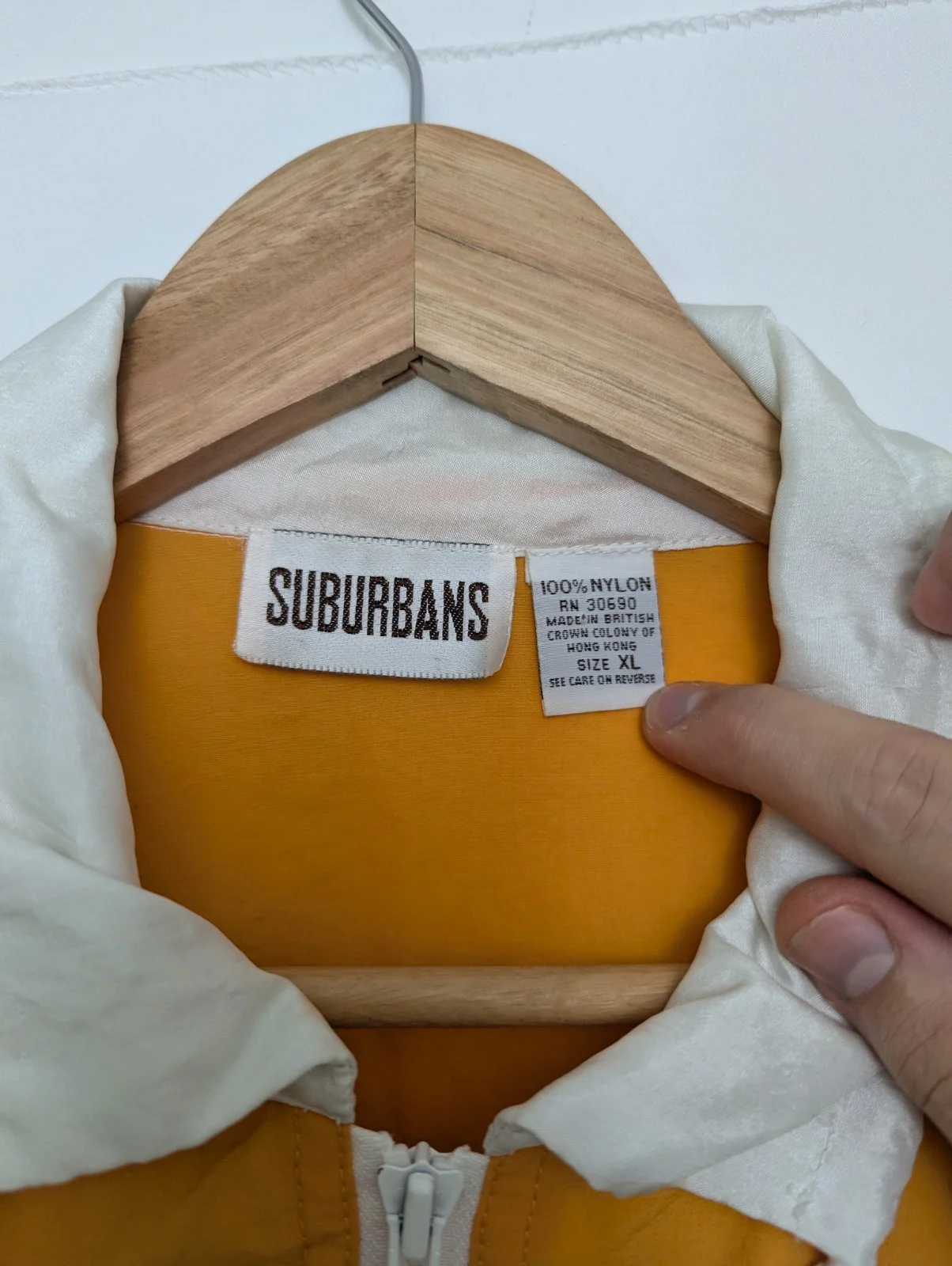 Vintage Suburbans Colourblock Windbreaker Jacket – 1980s/90s – Size Xl