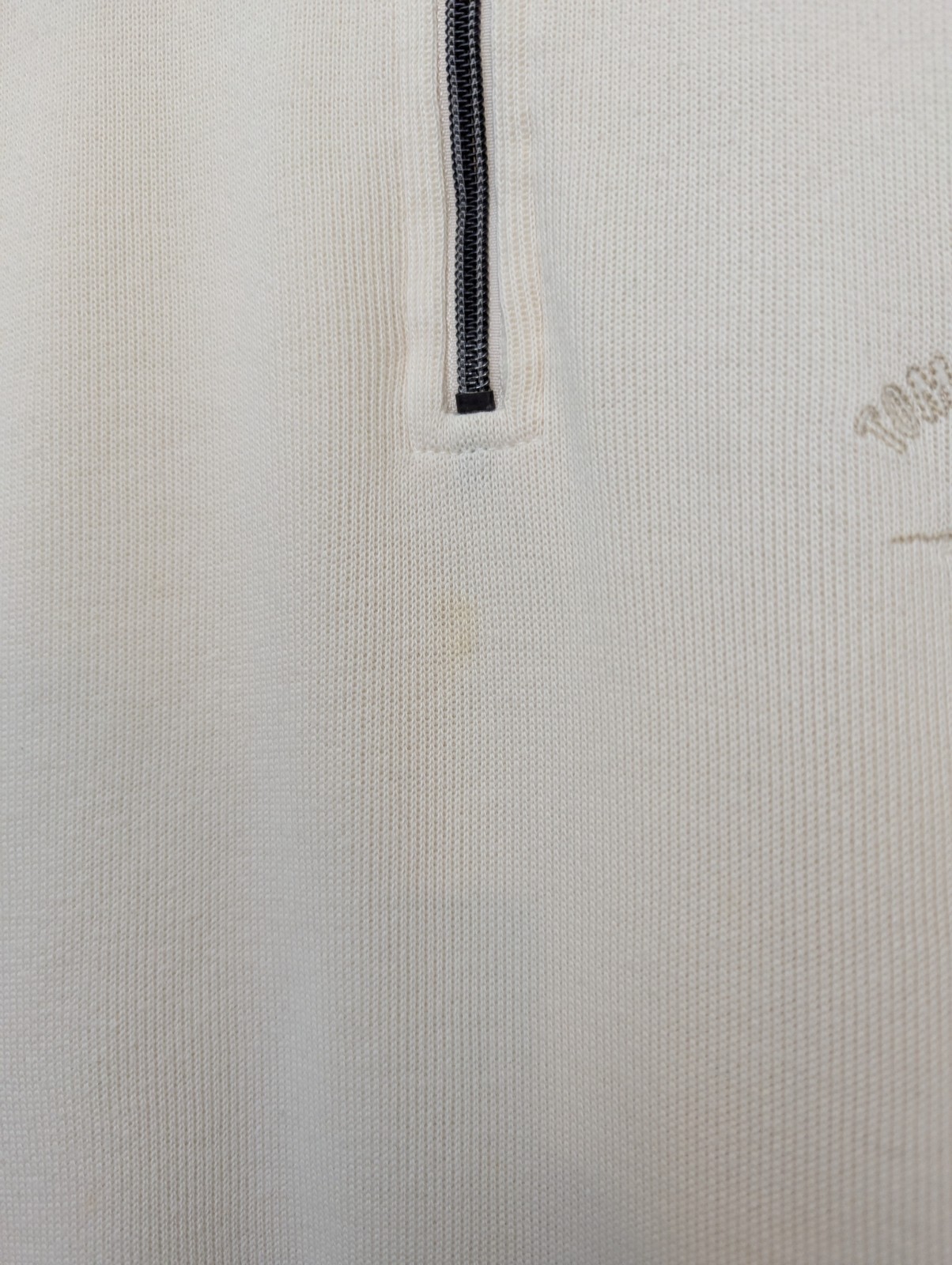 Vintage Tommy Bahama Relax Quarter Zip Sweatshirt - Men’s Size M - Cream