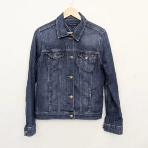 Vintage Tommy Hilfiger Denim Jacket - Women’s Uk 10 - Blue