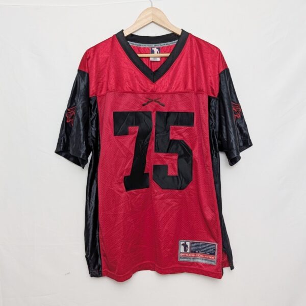 Vintage Us Marines Battlefield Collection Jersey – Red/black – Size L – #75