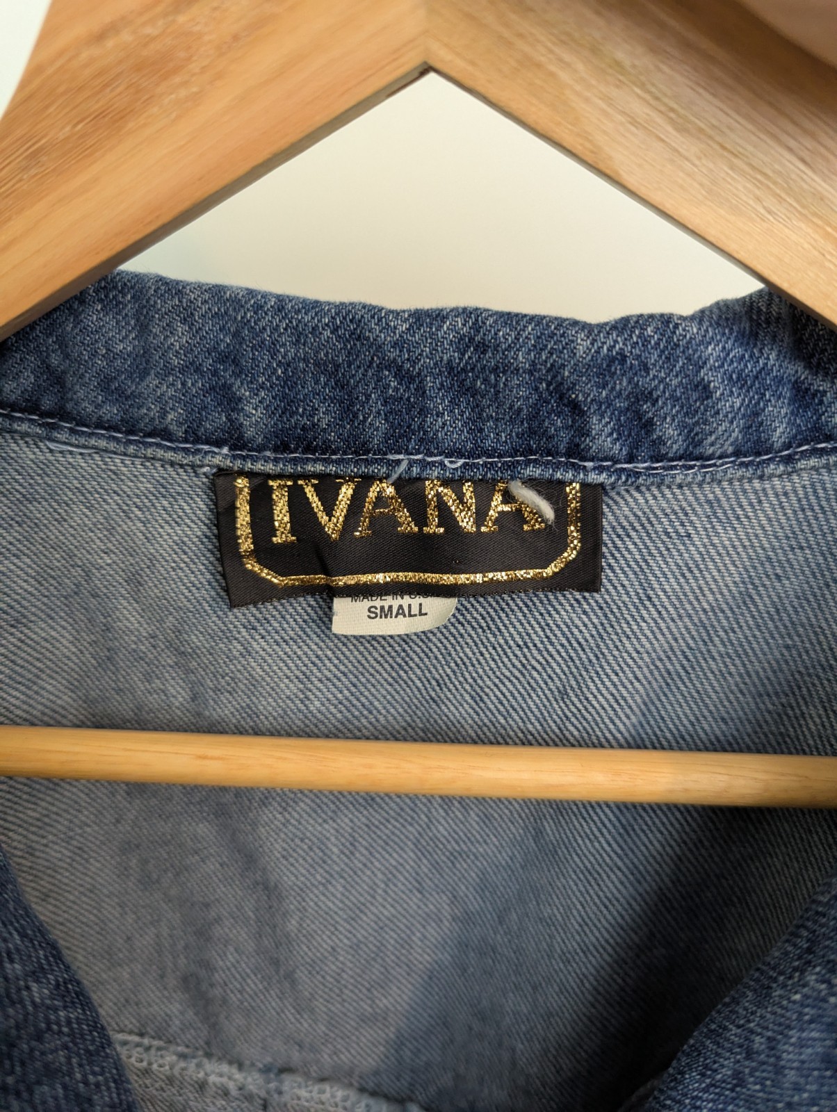 Vintage Y2k Ivana Cropped Denim Jacket - Women’s Small - Cow Print