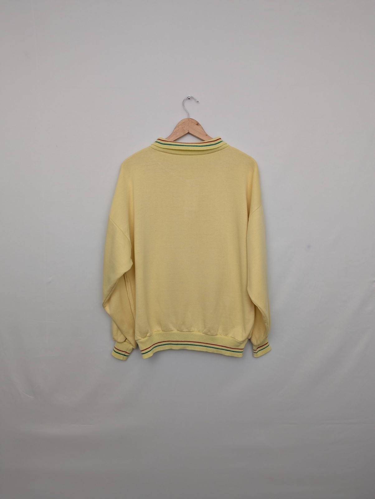 Vintage Yellow Golf Pullover Sweatshirt - Size Large - 90s