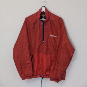 Wilson Windbreaker Jacket - Red - Size L - Forever 21 Collaboration