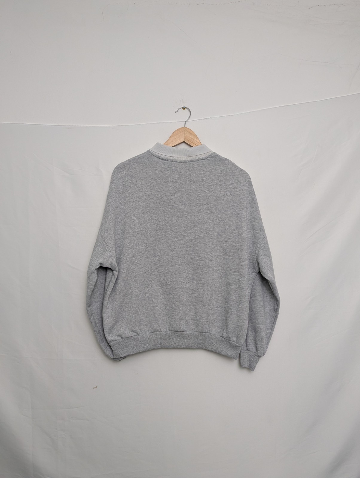 Women’s Pull&bear Yale University Polo Collar Sweatshirt – Grey – Size Xs