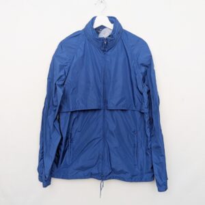 Woolrich Lightweight Blue Windbreaker Jacket - Size Large