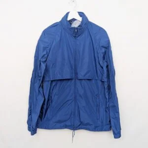 Woolrich Lightweight Blue Windbreaker Jacket - Size Large