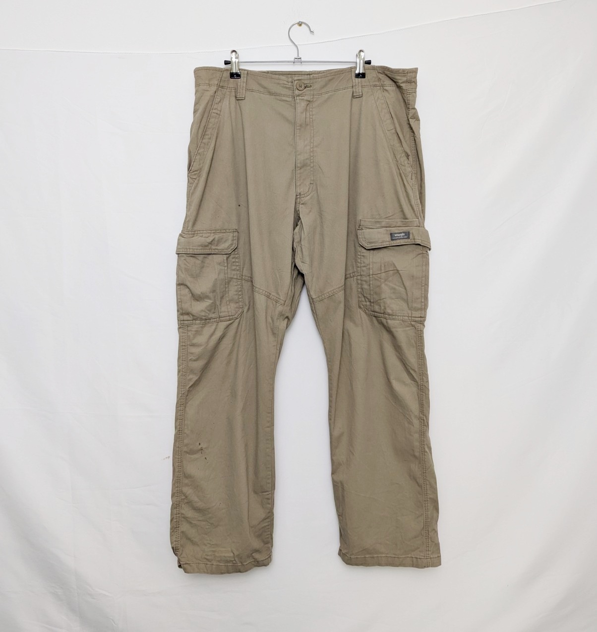 Wrangler Vintage Cargo Trousers - Beige - Men’s 36w 30l - Early 2000s