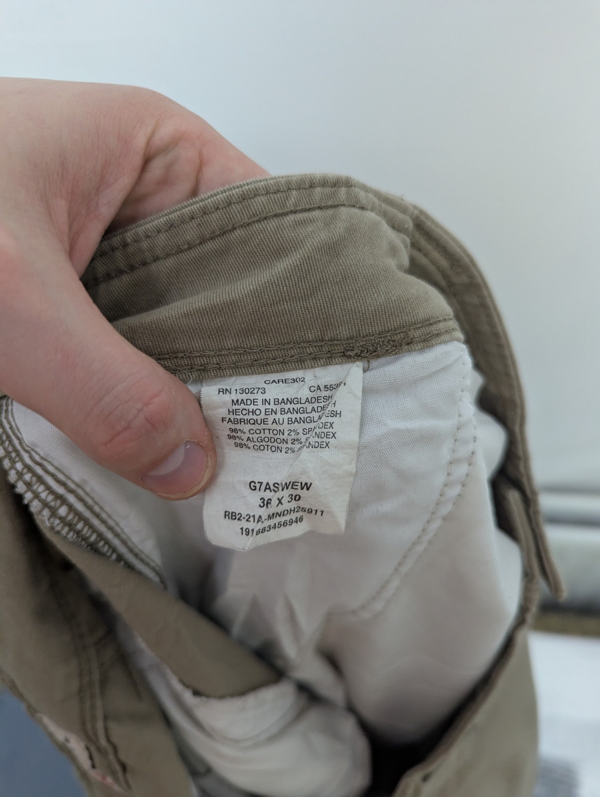 Wrangler Vintage Cargo Trousers - Beige - Men’s 36w 30l - Early 2000s