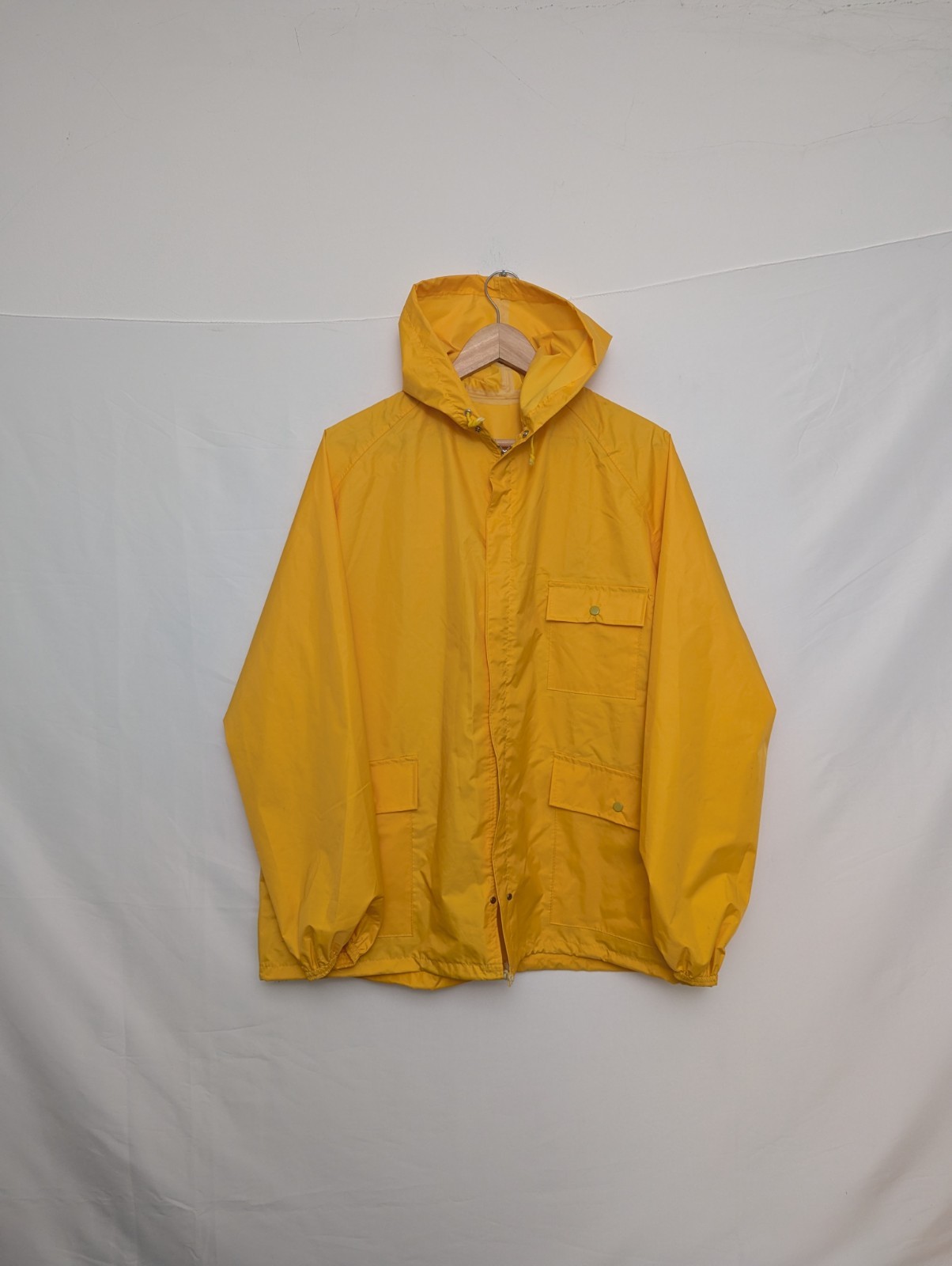 Yellow Waterproof Rain Suit – Jacket & Trousers – Size M