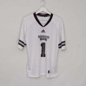 Adidas Mississippi State Jersey - White - Youth Size L