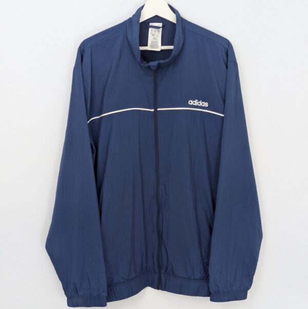 Adidas Windbreaker Jacket - Dark Blue - Mens Xl