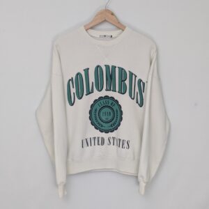 American Today Columbus Sweatshirt - Cream - Women's Size S