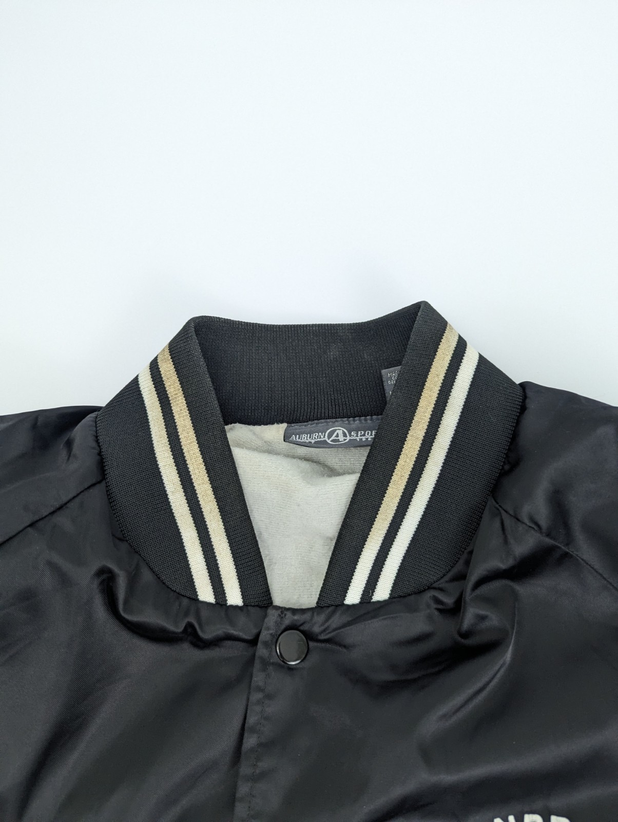 Auburn Sport Varsity Jacket - Black - Size Xl