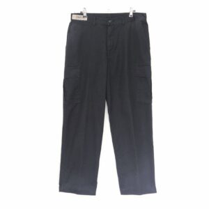 Black Cargo Trousers - Black - Size W34 - Workwear Pants