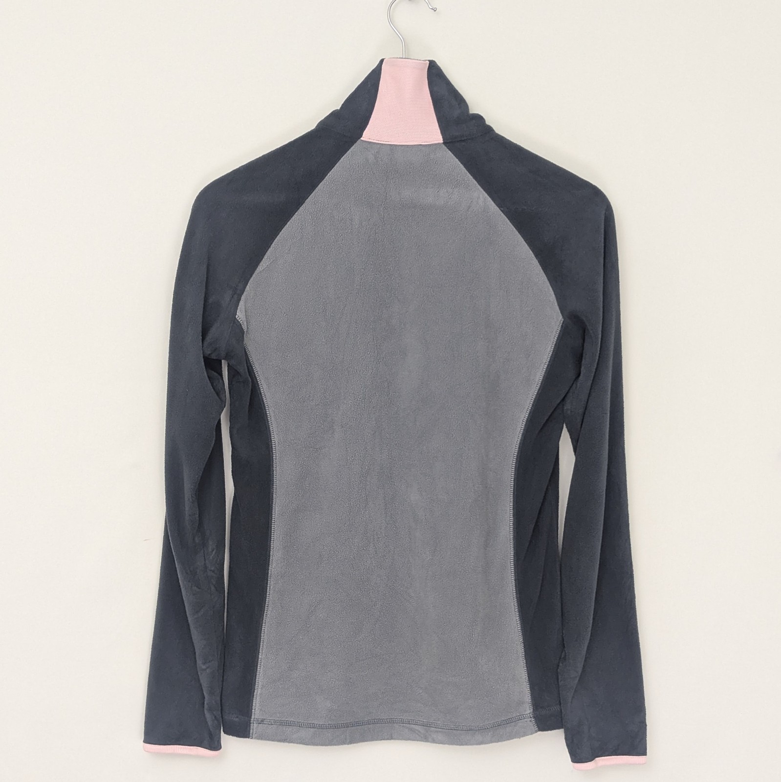 Columbia 1/4 Zip Fleece - Grey - Size S Womens