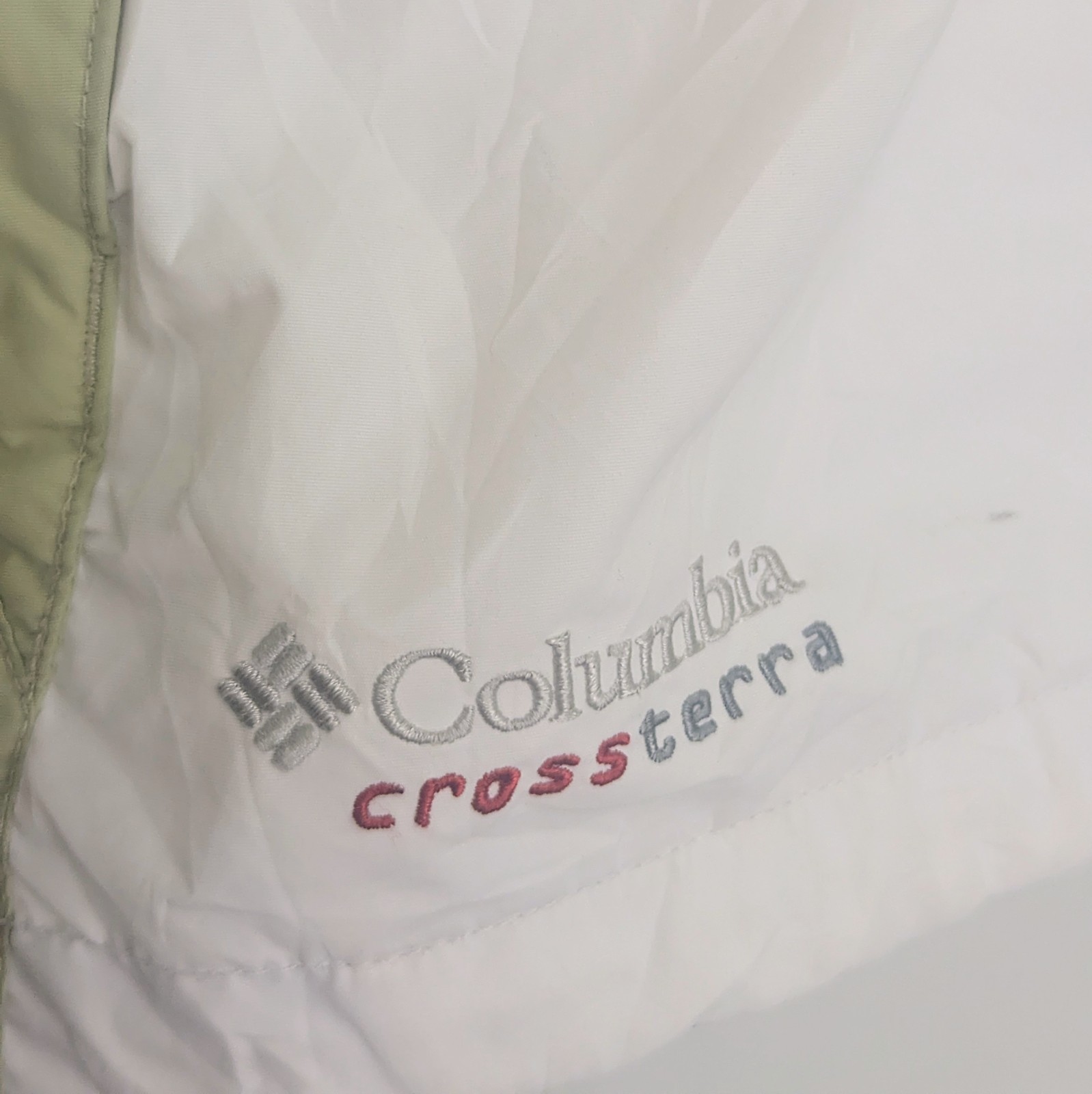 Columbia Interchange Jacket - White / Green - Womens Size Xl - 3 In 1