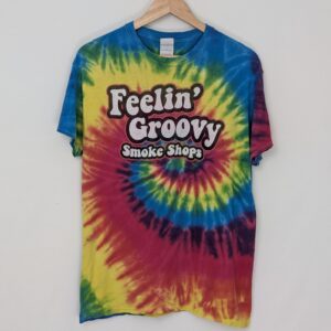 Feelin Groovy Tie Dye T-shirt - Multi Colour - Size M