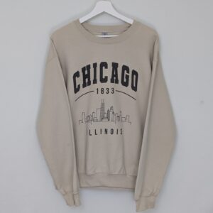 Gildan Chicago Sweatshirt - Beige - Size M