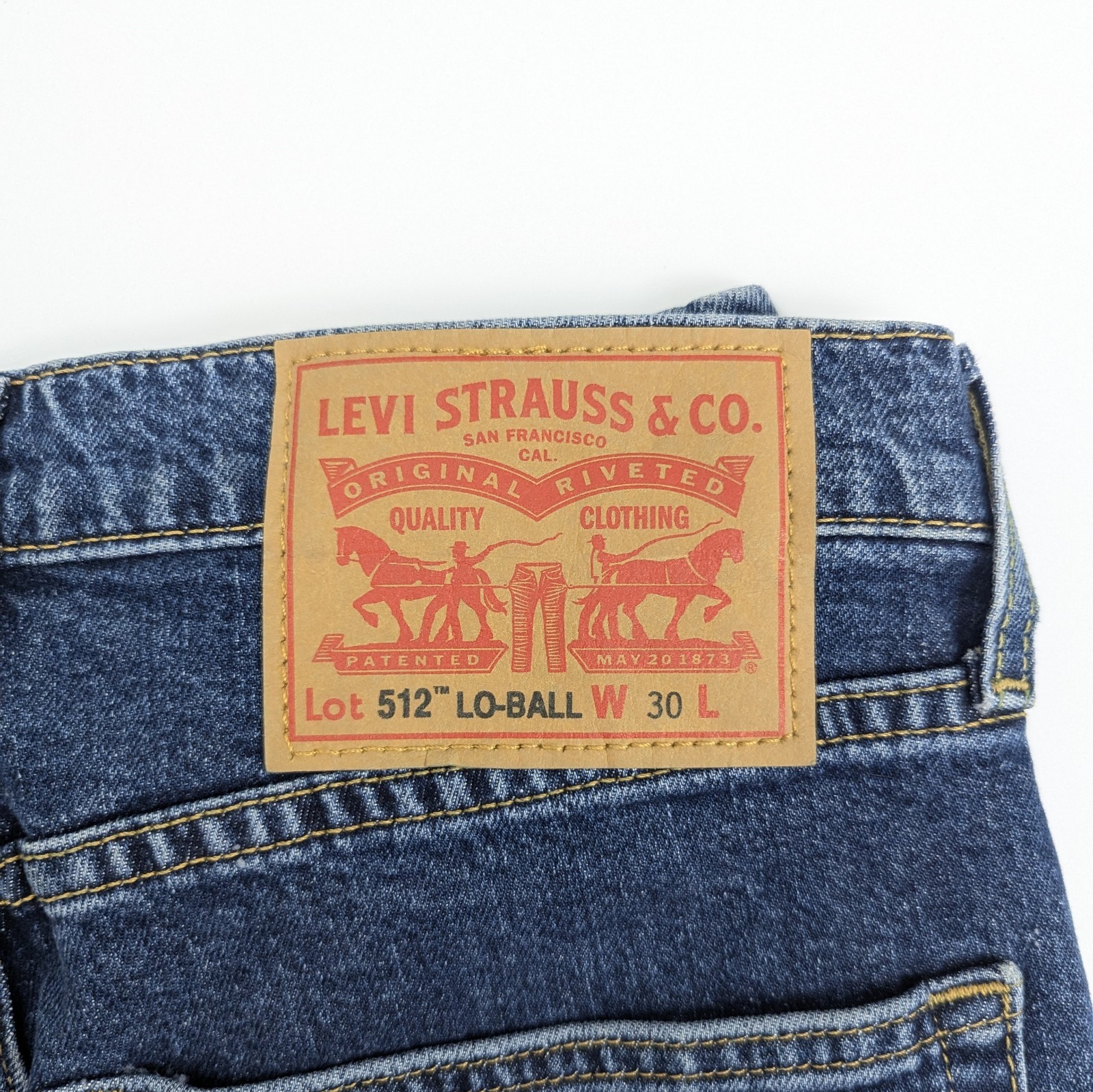 Levi’s 512 Lo-ball Slim Taper Jeans - Blue - W30 L30