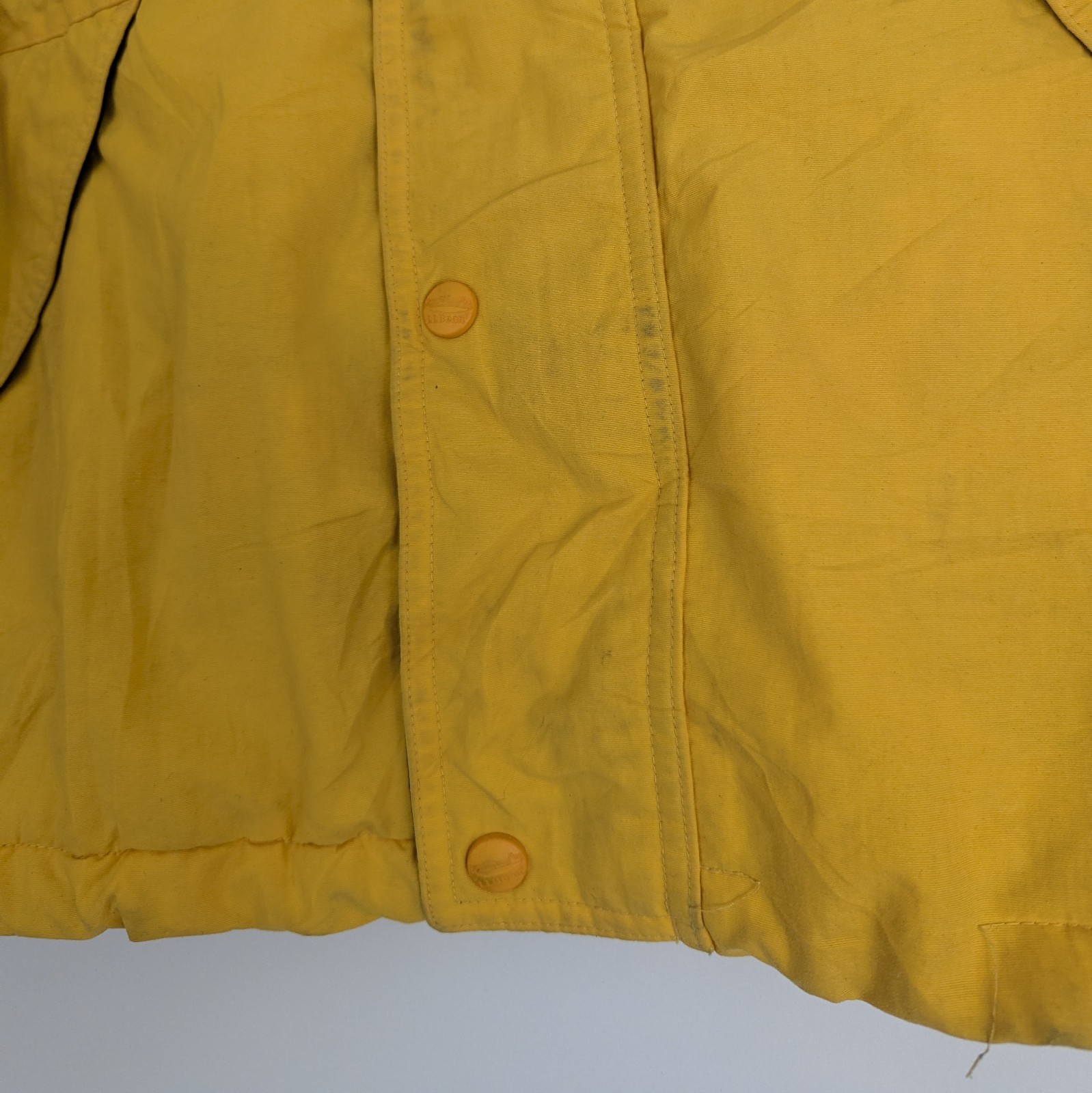 L.l.bean Outdoor Jacket - Yellow/black - Size L