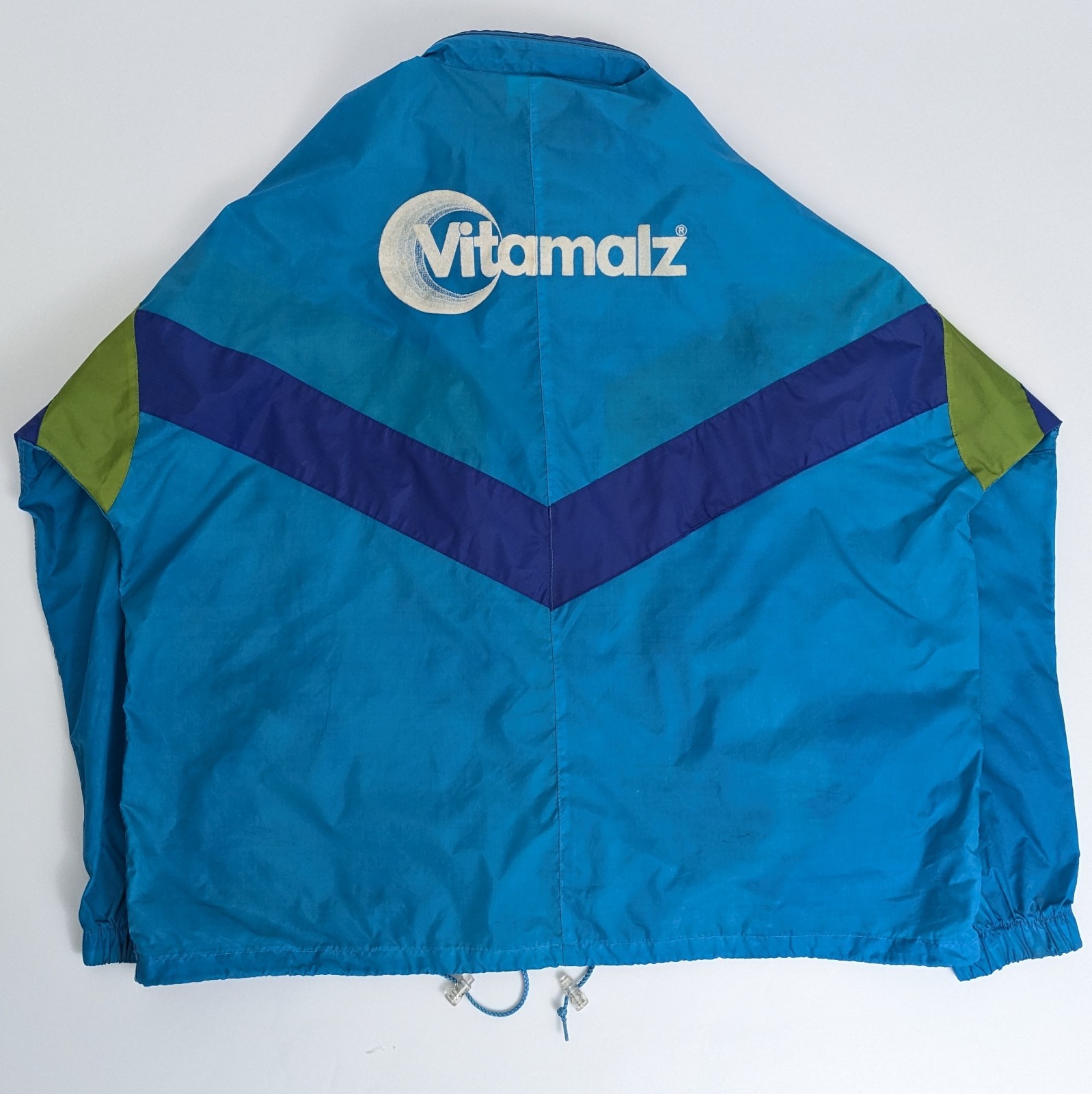 Puma Vintage Packable Windbreaker Jacket - Blue/green - Mens Xl