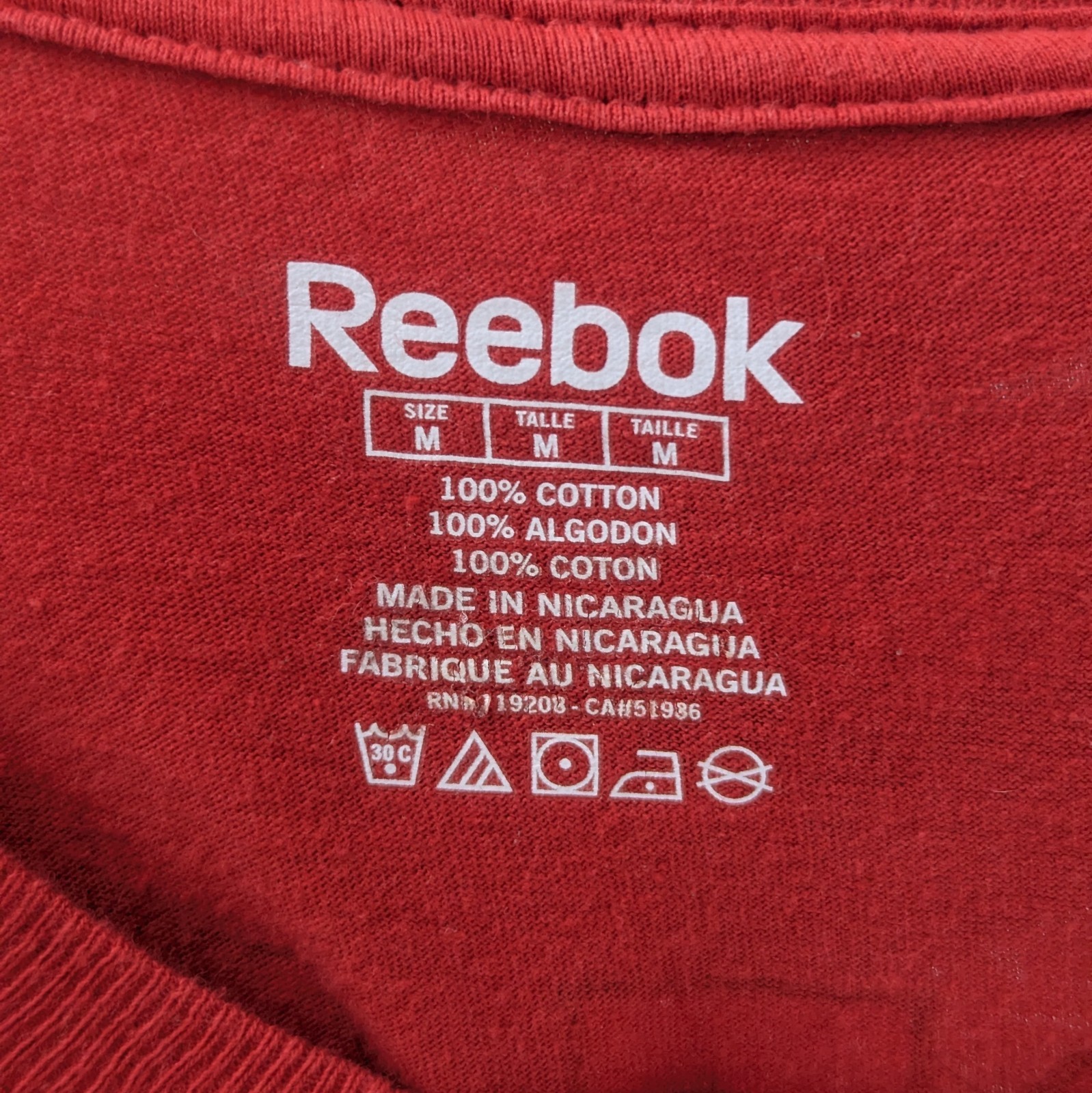 Reebok Washington Capitals 85 Perreault T-shirt - Red - Size M