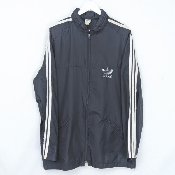 Vintage Adidas Originals Jacket - Black - 3 Stripe - Size L