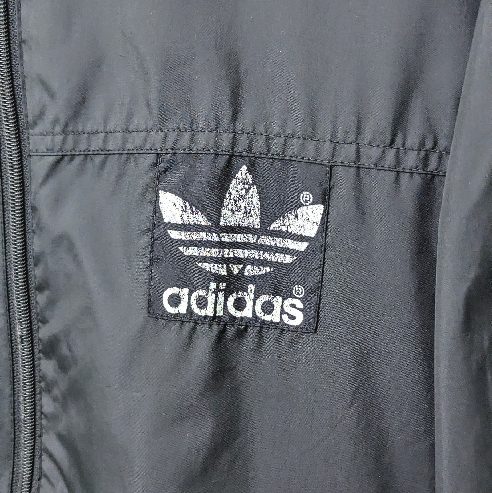 Vintage Adidas Originals Jacket - Black - 3 Stripe - Size L