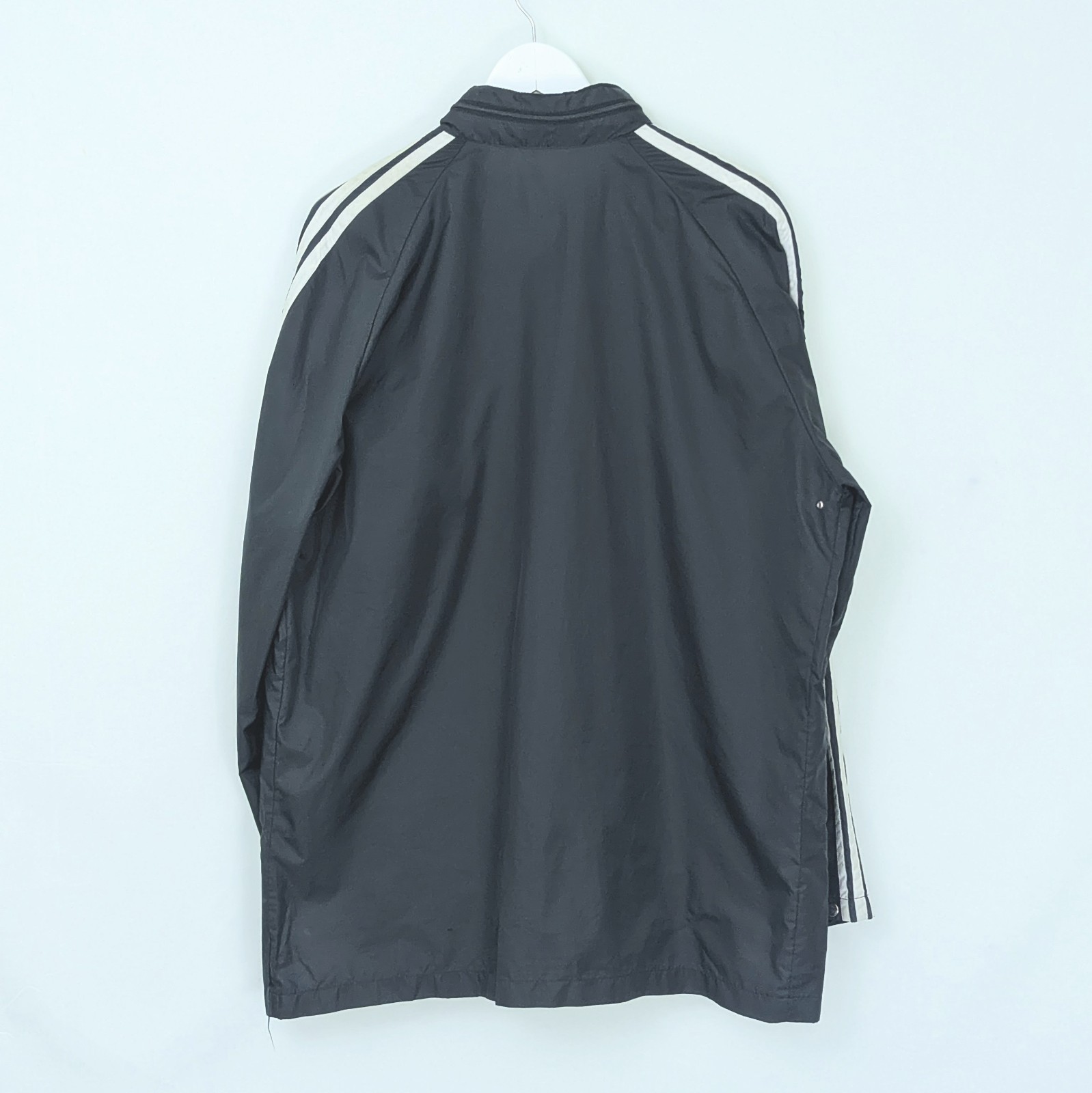 Vintage Adidas Originals Jacket - Black - 3 Stripe - Size L