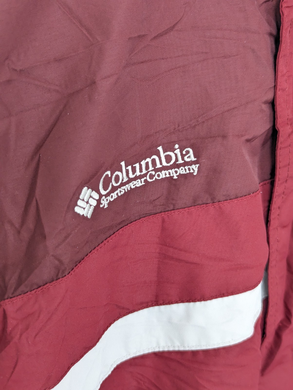 Vintage Columbia Interchange Jacket - Red/grey - Size L - Y2k